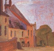 Houses on the Town Square in Klosterneu-burg (mk12) Egon Schiele